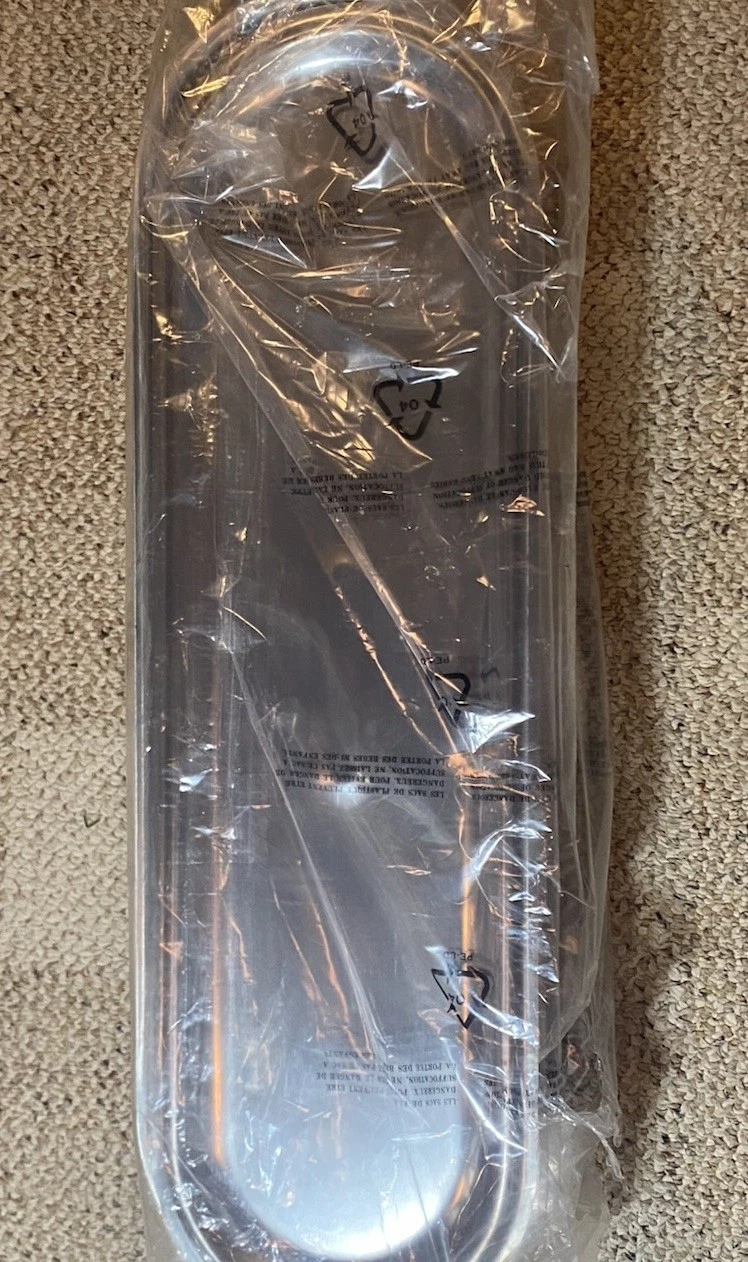 NOS Stainless Steel Fish Poacher Steamer Roaster-Lid/Tray/Pot Baking Pan 24”