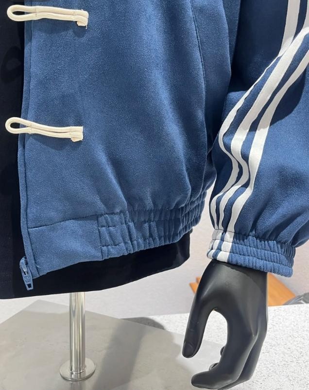 Adidas Chinese Limited Snake Year Truck Jacket Blue Size XL