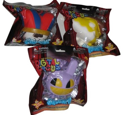 The Amazing Digital Circus Gummigoo, Jax & Pomni (2024) Just Toys SquishMe Squee