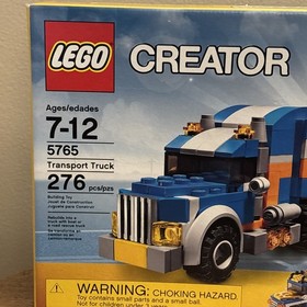 LEGO CREATOR #5765 TRANSPORT TRUCK 276 PIECES NEW Semi Helicopter