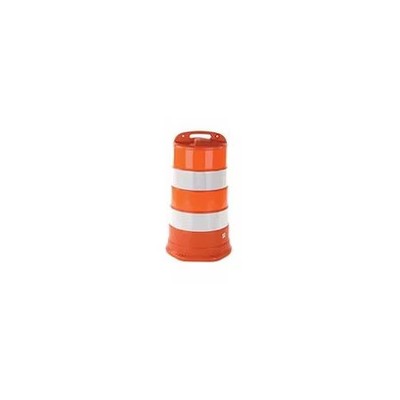 Zoro Select 03-780-6Eg Traffic Barrel, Hdpe, Engineer, 41 1/2 In Height, 18,