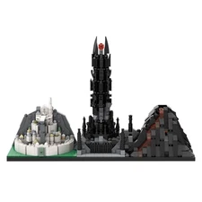 Compatible Skyline Architecture with Mountain Villa and Iron Tower 1039