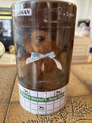 Unopened 1998 Keepsake Hershey's Syrup Bear in Metal Tin