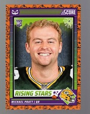 2024 Panini Score-A-Treat - Rising Stars Michael Pratt #40 Orange Pumpkins (RC)