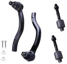 4pc Front Inner and Outer Tie Rod Ends for Honda Accord ES80287 ES80288 EV80210