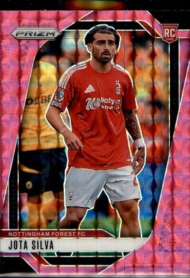 2024-25 Panini Prizm Premier League #264 Jota Silva Pink Mosaic Rookie SO14