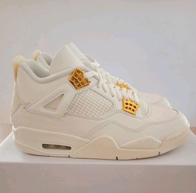 Nike Air Jordan 4 Retro (W) ''Metallic Gold'' EU43  AQ9129-170
