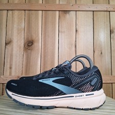 Brooks Ghost 14 Shoes Womens 7 Black Mesh Running Sneakers 1203561B026