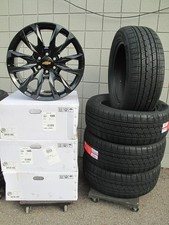 22 New Chevrolet Tahoe Factory Style 4 Gloss Black Wheels 210gb Tires 2854522