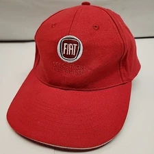 Fiat Bergstorm Milwaukee Strapback Hat Red One Size Adjustable Vitronic