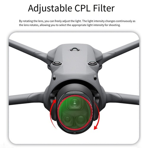 Compact Optical Glass CPL Filter for Mavic 4 Pro Perfect for Aerial Photography - Picture 8 of 11