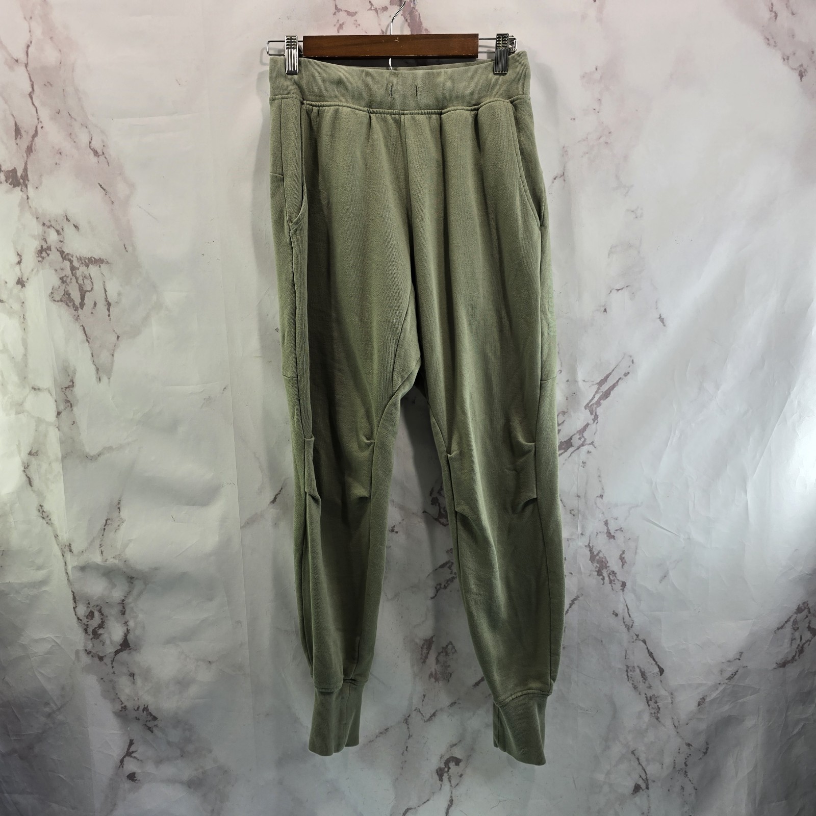 Gymshark Light Mint High Rise Womens Jogger Sweatpants Small Green Lounge-image