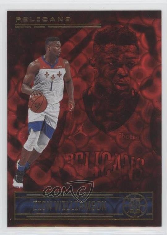 2020-21 Panini Illusions Asia Trophy Collection Red Zion Williamson #116 7m3