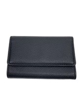 LOUIS VUITTON Multicles 6 Taiga Leather Black Women's