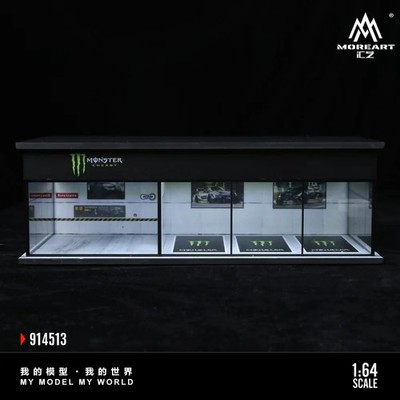 MoreArt 1:64 Monster Energy Exhibition Hall Diorama