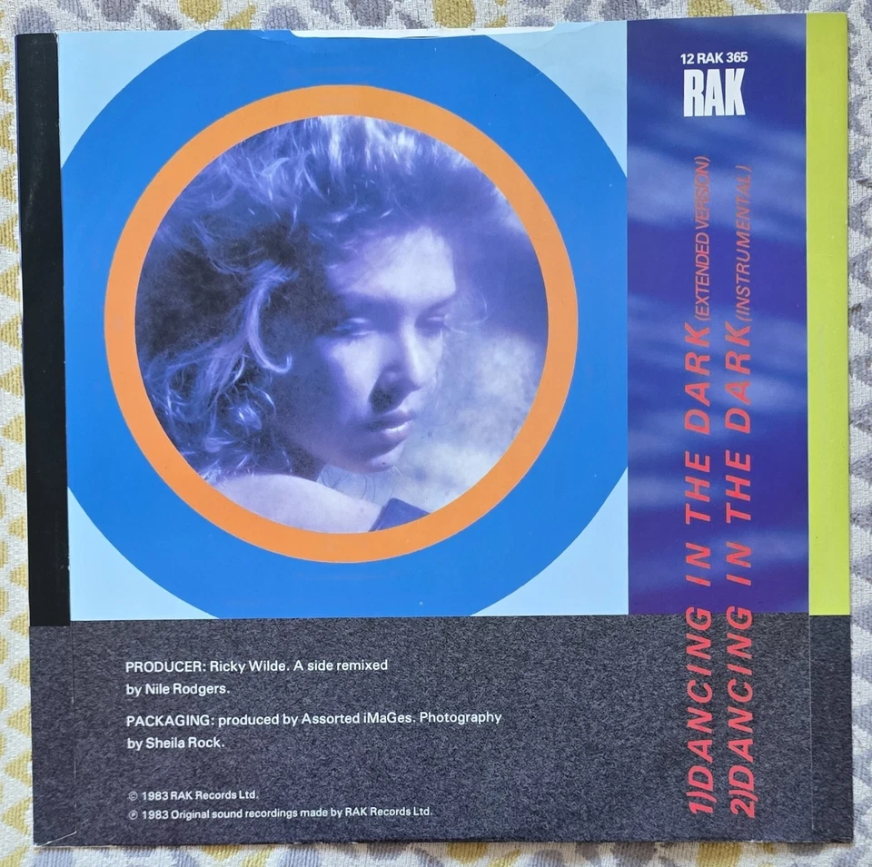 KIM WILDE DANCING IN THE DARK (EXTENDED VERSION)ORIGINAL 12 INCH UK SINGLE, MINT - Image 2 of 4