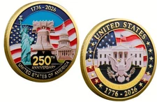 250TH Anniversary United States of America Challenge Coin Hobo Nickel Gifts
