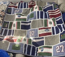 Pottery Barn Kids All Star Sports Theme Twin Quilt Boys Bedroom Decor 