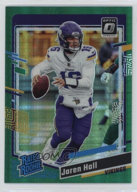 2023 Panini Donruss Optic Rated Green Hyper Prizm Jaren Hall #270 Rookie RC 1hr4