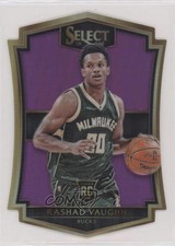 2015-16 Panini Select Premier Level Die-Cut Purple Prizm 62/99 Rashad Vaughn 1b8