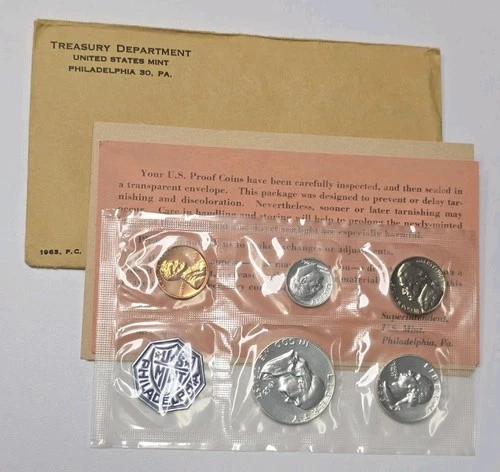 1963 Complete US Proof Set w/ OGP