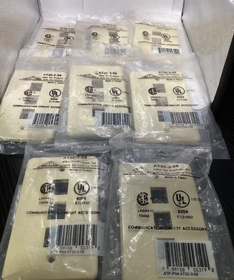 Allen Tel Products AT30-3-09      3-Port Wall Plate (lot of 8)