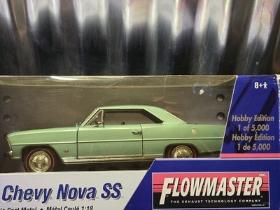 ERTL American Muscle 1966 Chevy Nova SS Flowmaster 1:18 Scale