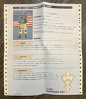 Rare GI Joe Combat Command File Card Steel Brigade Code Name Swift-Knife