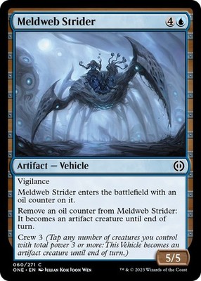 NM Foil - Meldweb Strider [ONE - 60] Phyrexia: All Will Be One