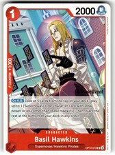 One Piece The Azure Sea's Seven Release Event Card OP14-010 Basil Hawkins