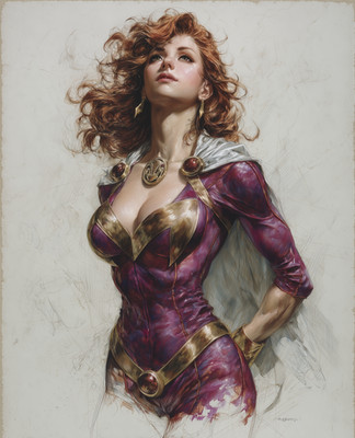 8x10 Fine Art Print - Original Character Illustration - 901393994