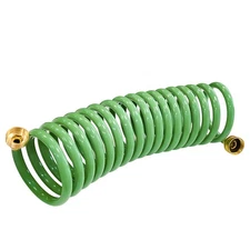 Sutekus Coil Hose Water Hoses Coiled Boat Hose Lightweight Self Coiling Garden
