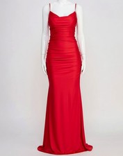 B Darlin Women's Juniors' Red Sleeveless Stretch Shirred Dress Size 3/4