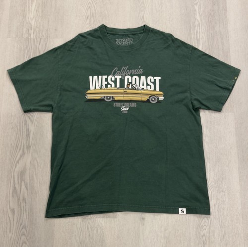 Street Dreams California West Coast Lowrider T-Shirt Green Size XL