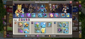TH 15 212 lvl NEAR MAX | 61-67-61-59-40 Heroes | 6 BUILDERS | CHEAP