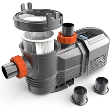 1.8HP High-Flo Variable Speed Swimming Pool Pump Inground 230V 1.5 / 2" Fitting