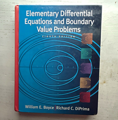 Elementary Differential Equations and Boundary Value Problems 8th Ed HC Boyce