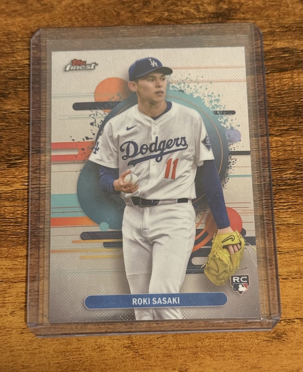 2025 Topps Finest - Uncommon Roki Sasaki #116 Rookie Card RC Dodgers