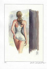 Milo Manara - "Bionda #2" 2018 - Firmata per esteso in originale a mano - P.A.