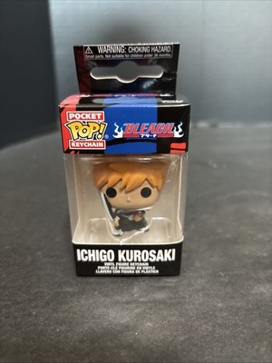 Funko Pocket Pop Ichigo Kurosaki Bleach Keychain Vinyl Figure NEW IN BOX
