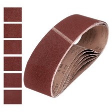 6 x 48 Inch Sanding Belts, 6 Pcs 60/80/120/150/240/400 Grits Aluminum Oxide