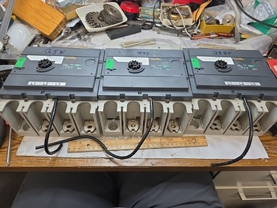 LOT OF 3 - Merlin Gerin INTERPACT INS 400 USED IN EXCELLENT CONDITION 