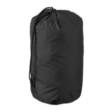 Stuff Sack, Sleeping Bag Storage Sack Waterproof Outdoor 6 x 13 Inch & Black