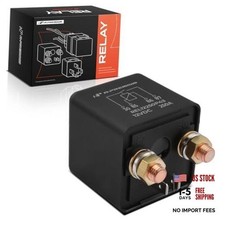12V 250A 4-Pin SPST Relay with Plastic Bracket  Compatible with Automotive