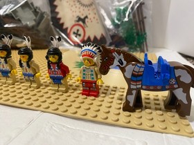 LEGO 6763 Western Rapid River Village Indian 100% Complete from Japan
