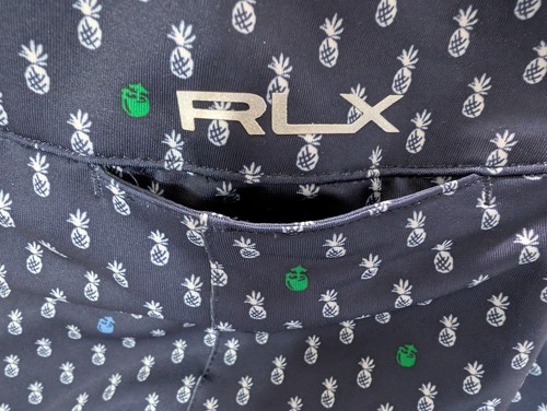 RLX RALPH LAUREN Skort Girls L (12-14) Navy Elite Wicking Pineapple Pull On - Picture 13 of 16