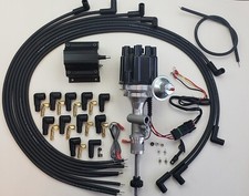 Ford Thunderbird 1955-57 292 312 Tach Drive Hei Distributor Wires Black Coil
