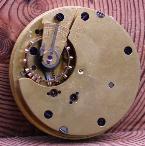 HIGH GRADE POCKET WATCH MOVEMENT 45mm #94732 FOR REPAIR (KC)