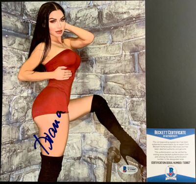 Diana Sparks Signed 8x10 Photo D Autograph Up Next Fighting Ring Girl