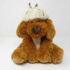 HugFun Dog Plush Graham Bomber Hat Scarf 13H x 15W  2006 St. Jude Charity Puppy